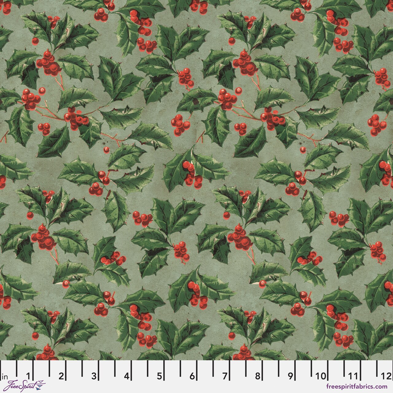Holly in Christmas (pwth337.christmas) | Eclectic Elements Palette in Seasonal | Tim Holtz | Free Spirit